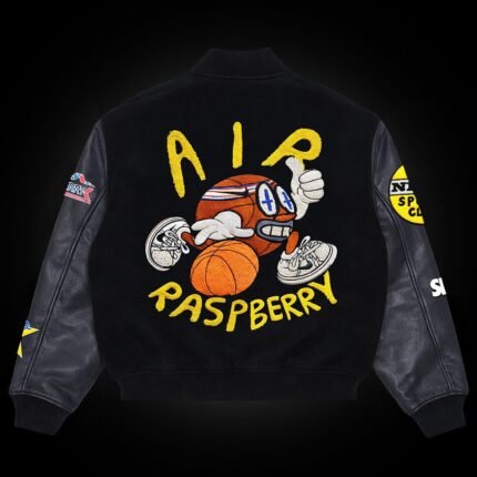 Raspberry Hills Varsity R Logo Jacket